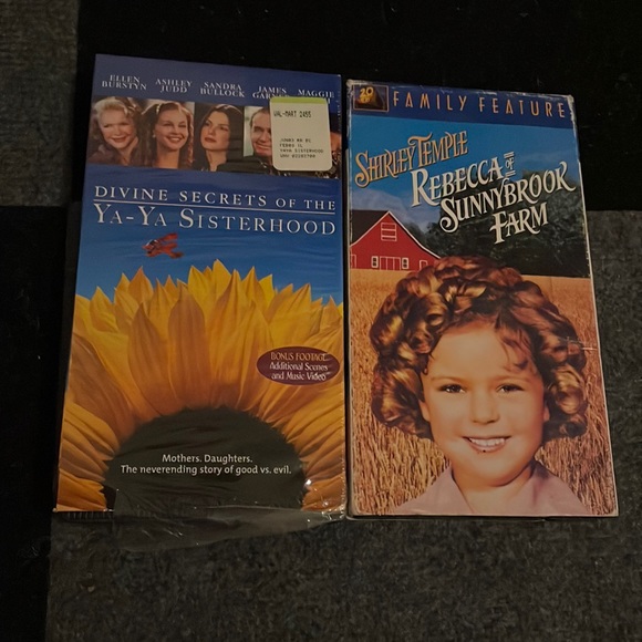 Divine Secrets Of The Ya-Ya Sisterhood & Rebecca Of SunnyBrook Farm VHS Tapes - Picture 1 of 3